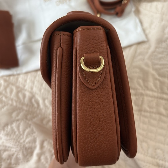 Dress up your purse/DUYP BROWN TOGO LEATHER - "LE PETIT PARIS15" CROSSBODY BAG - Picture 5 of 13